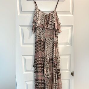 Rebecca Minkoff tiered boho maxi dress